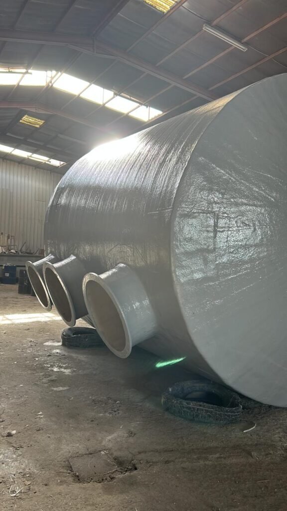 42 m3 GRP oil water separator tank in Saudi Arabia